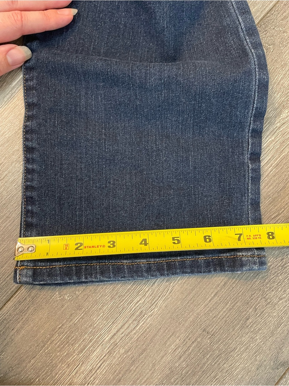 Lauren Ralph Lauren LRL Straight-Leg Jeans in Dark Indigo | size 12 - Picture 10 of 10